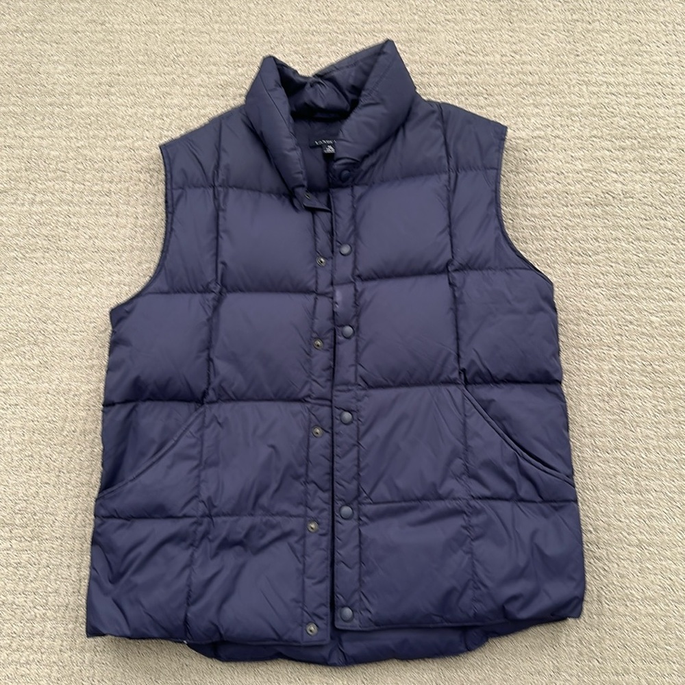 Lands End Down Vest Mens M